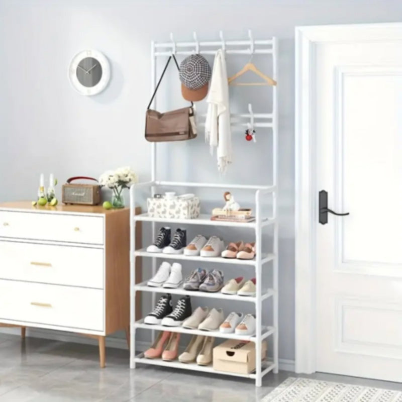 Prateleira Organizadora 5 Níveis para Calçados e Roupas Branca Sortido