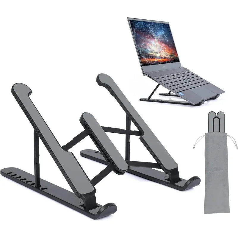 Suporte Articulado para Notebook e Tablet – Compacto e Ergonômico para Home Office