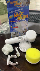 Escova Elétrica de Limpeza 5 em 1 Sem Fio  – Praticidade para Limpeza da Cozinha, Banheiro e Muito Mais