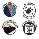 Tapete Noodles Antiderrapante 60x40 cm – Cores Sortidas