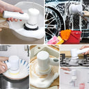 Escova Elétrica de Limpeza 5 em 1 Sem Fio  – Praticidade para Limpeza da Cozinha, Banheiro e Muito Mais