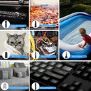 Limpador de Ar Comprimido e Aspirador 2 em 1 – Portátil e Recarregável para Eletrônicos e Teclados